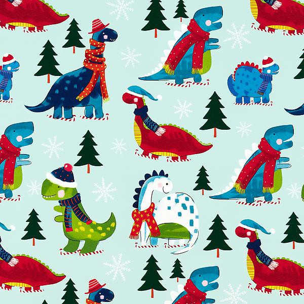Gartner Studios Blue Dinos Wrapping Paper | The Container Store