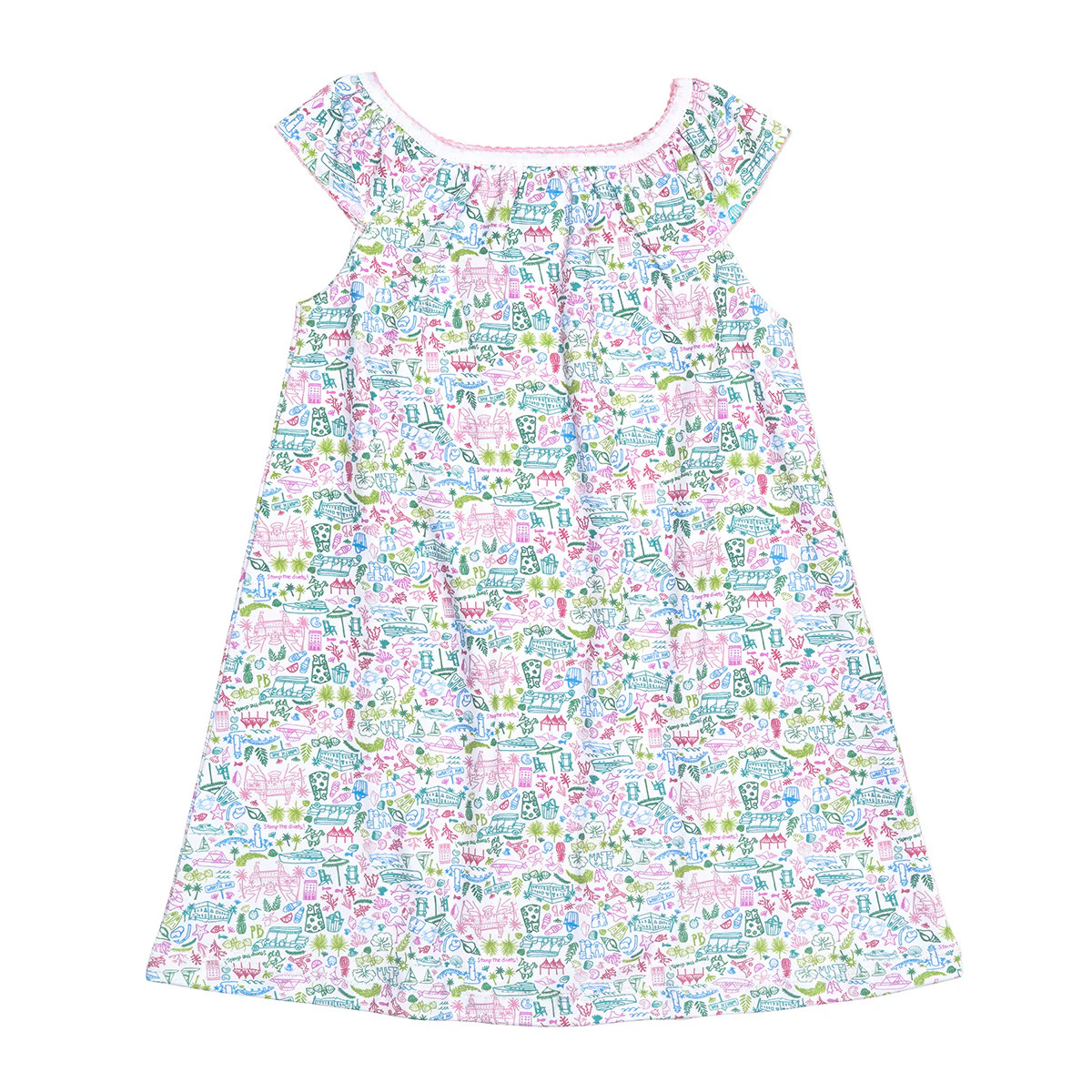 Palm Beach Emilia Lounge Girls Dress | Joy Street Kids LLC