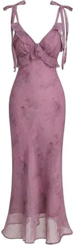RIHOAS Boho Midi Floral Dress - Elegant Flowy Sundress | Formal-Inspired Outfit for Wedding Guest... | Amazon (US)