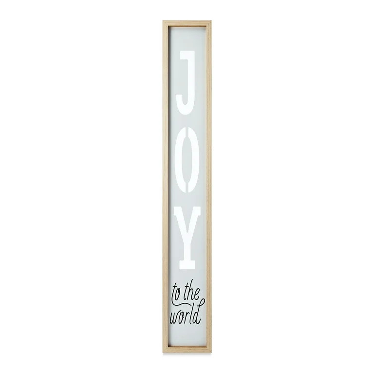 White Joy Christmas Hanging Sign, 60 in, by Holiday Time - Walmart.com | Walmart (US)