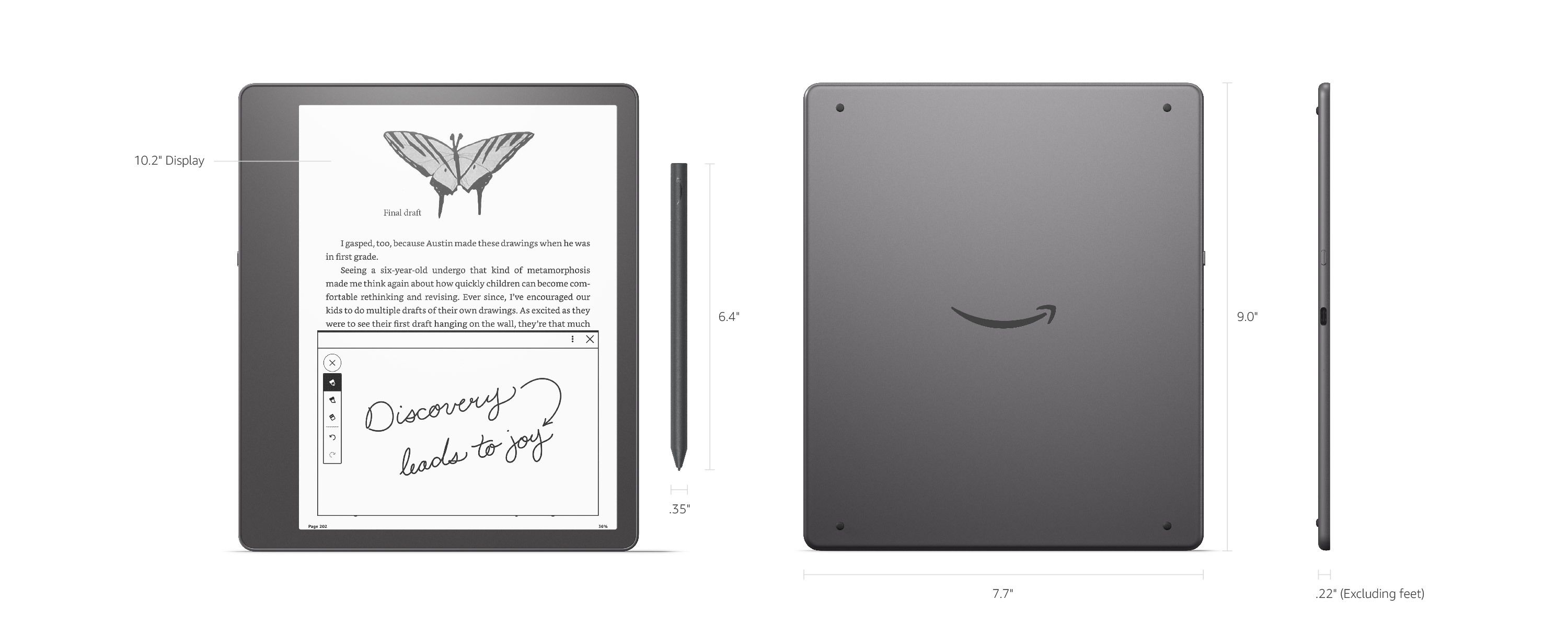 Introducing Kindle Scribe (16 GB), the first Kindle for reading and writing, with a 10.2” 300 p... | Amazon (US)