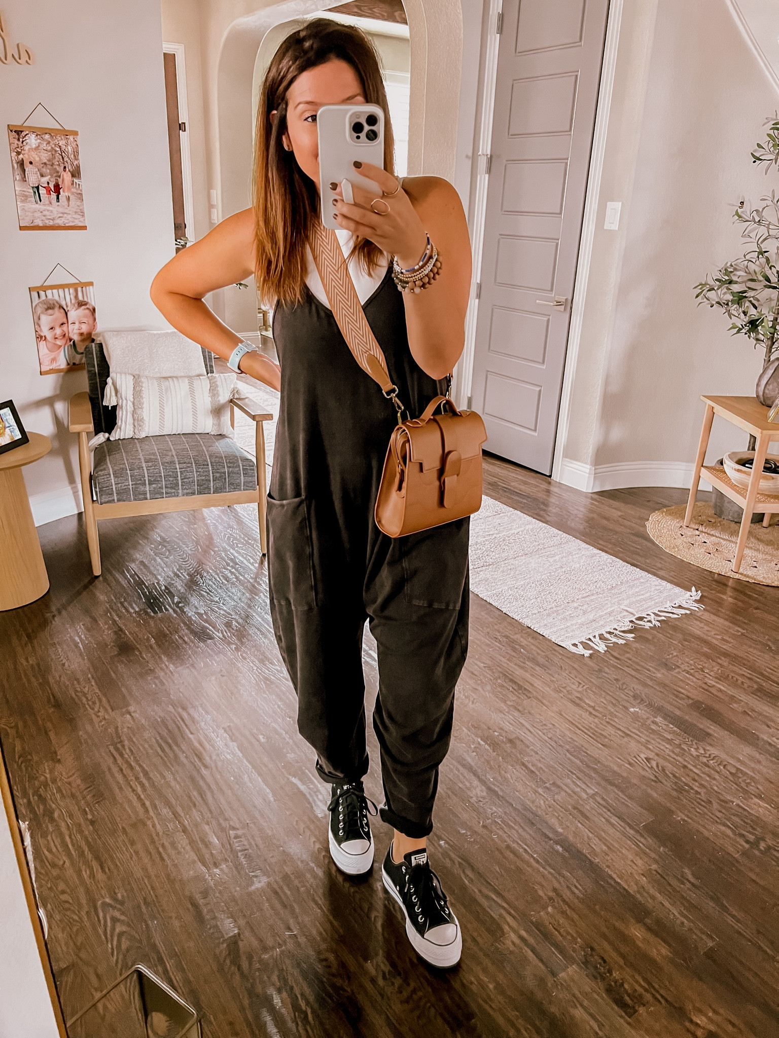 My ootd. Y’all this romper, jumpsuit, onesie thing is AMAZING!! I would size down! I’m in a small 

#LTKstyletip #LTKunder100 #LTKsalealert