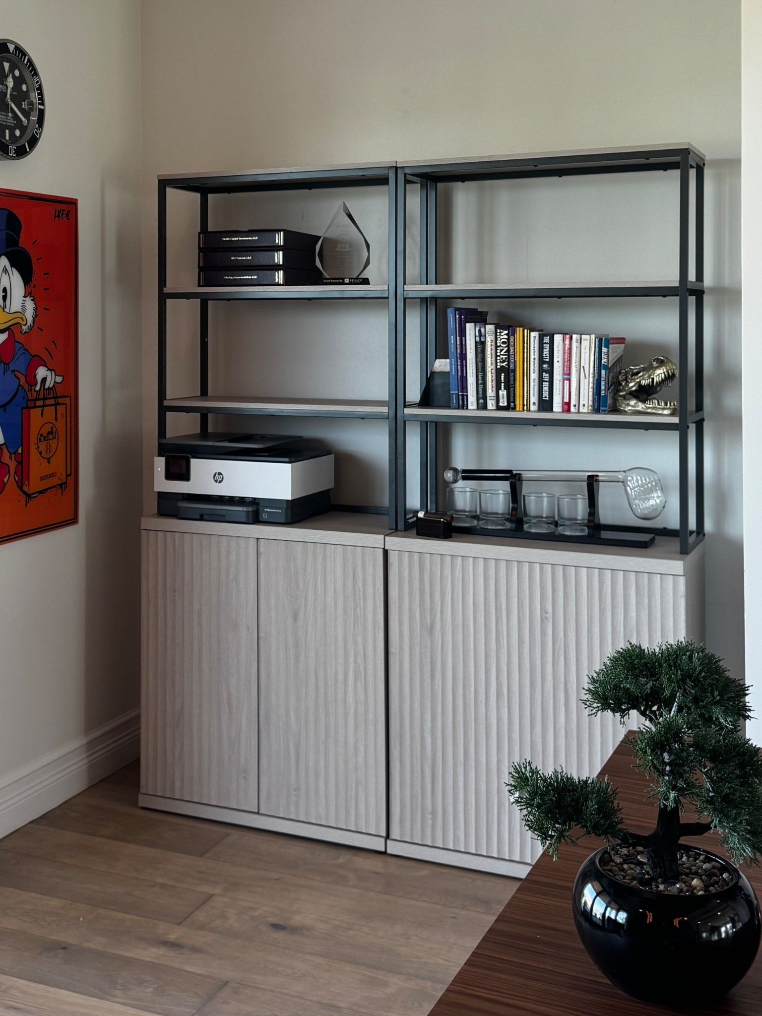 Fluted Dual Office Shelves 

#LTKStyleTip #LTKHome #LTKU