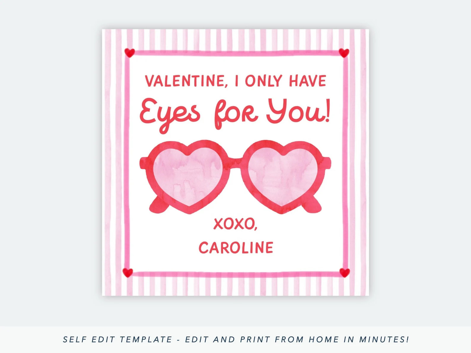 Printable Valentines Day Cards for Kids Valentine Tags Heart | Etsy | Etsy (US)