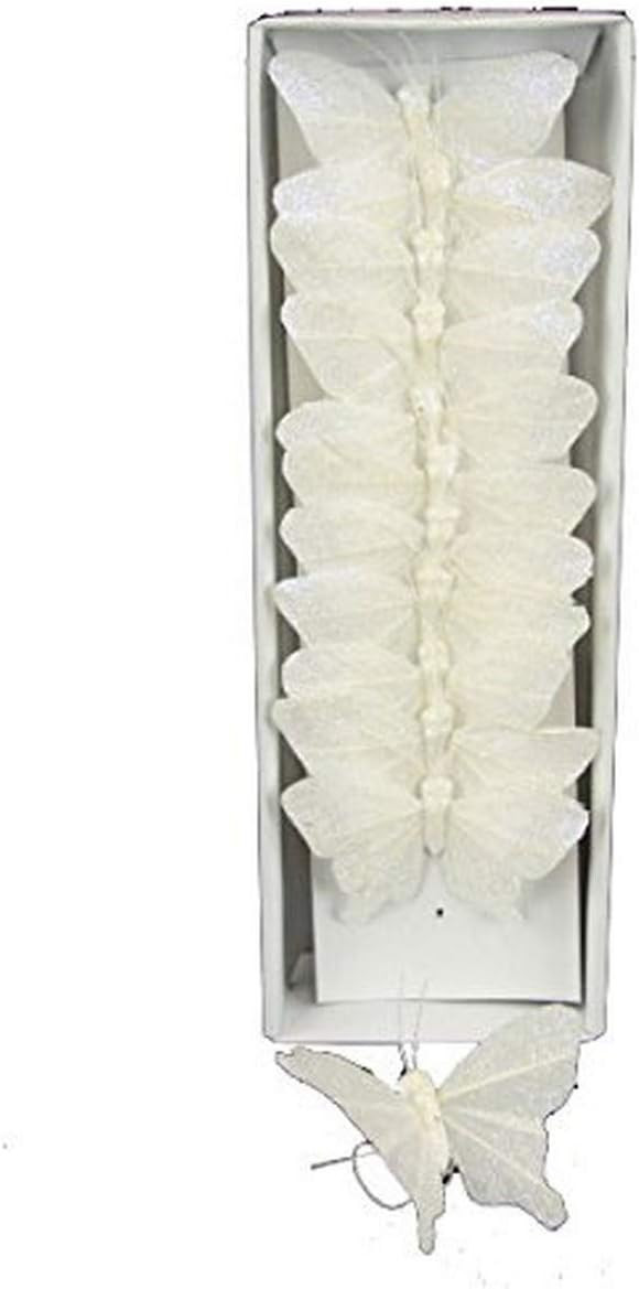 Shinoda Design Center 12Pc Butterfly Decor, 3", White | Amazon (US)