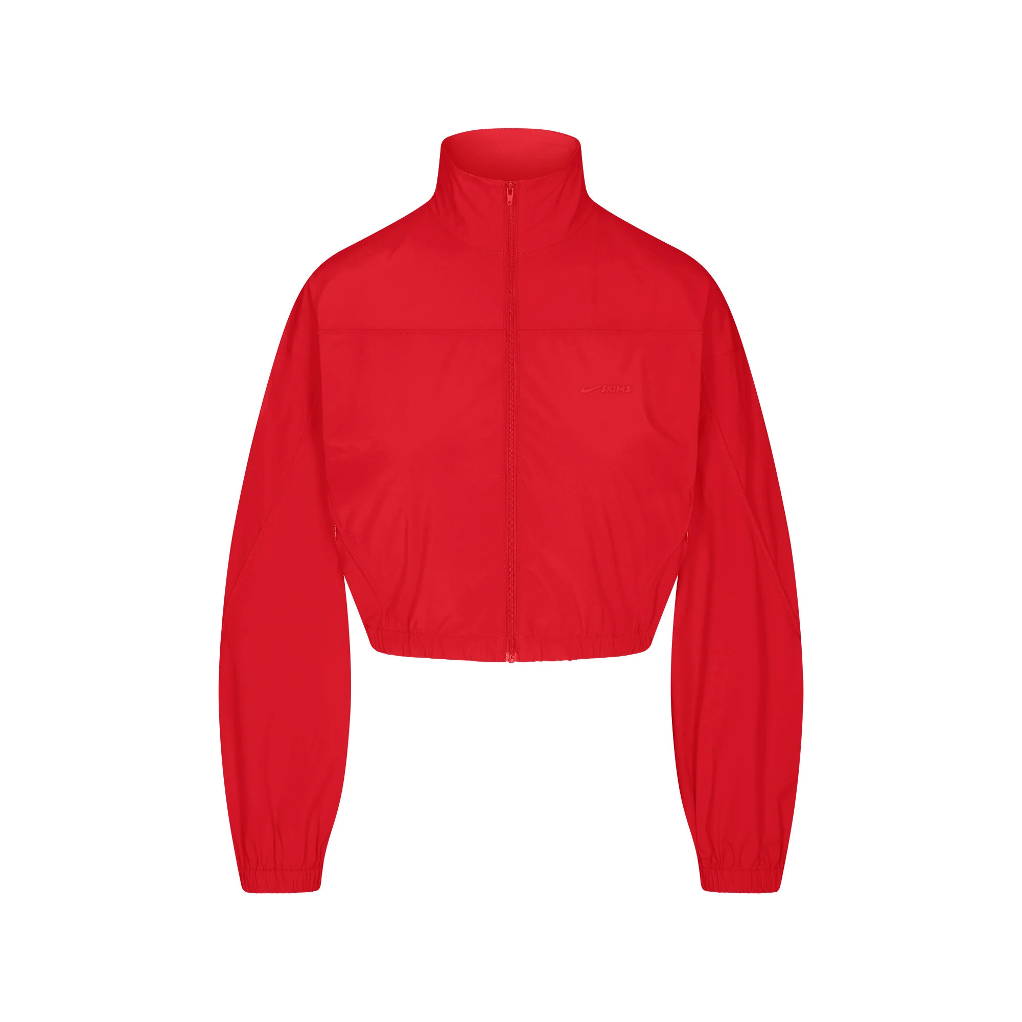 SKIMS Crop Jacket | Red | Small | NikeSKIMS Woven Nylon | SKIMS (US)