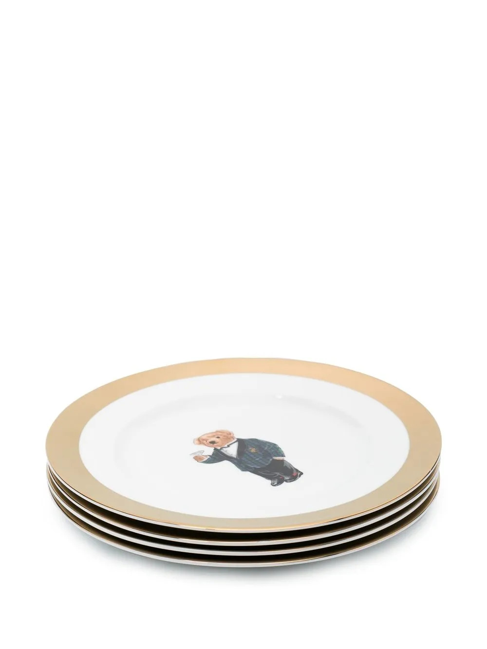 Ralph Lauren Home Thompson 4 Dessert Plates | White | FARFETCH | Farfetch Global