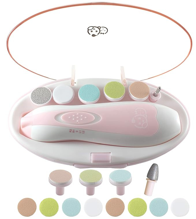 Baby Nail Clippers 20 in 1 by Royal Angels | Safe Electric Baby Nail Trimmer, Baby Nail File Kit,... | Amazon (US)