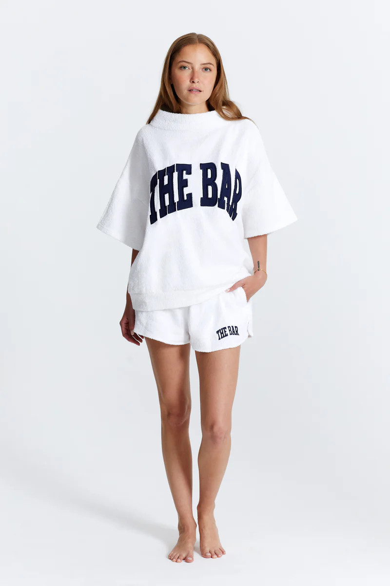 TERRY SHORTS - WHITE | The Bar