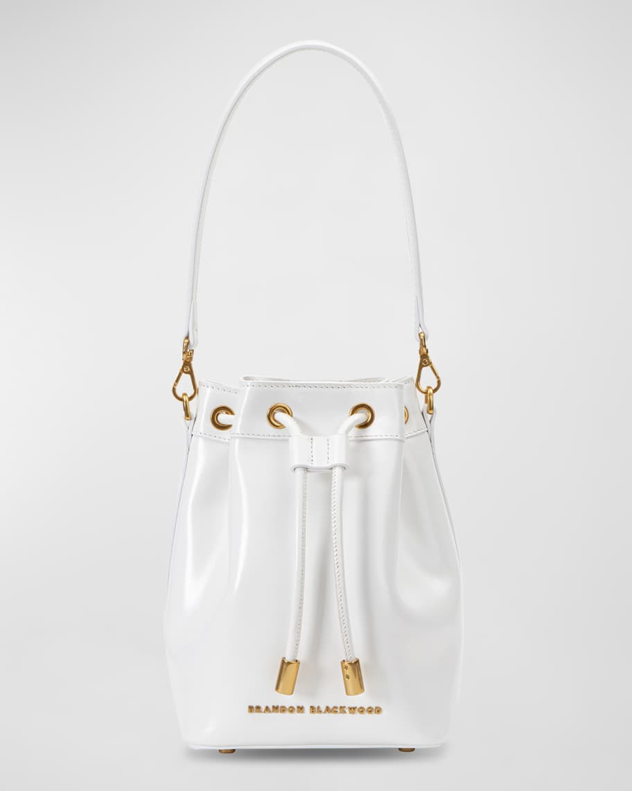 Corey Drawstring Leather Bucket Bag | Neiman Marcus