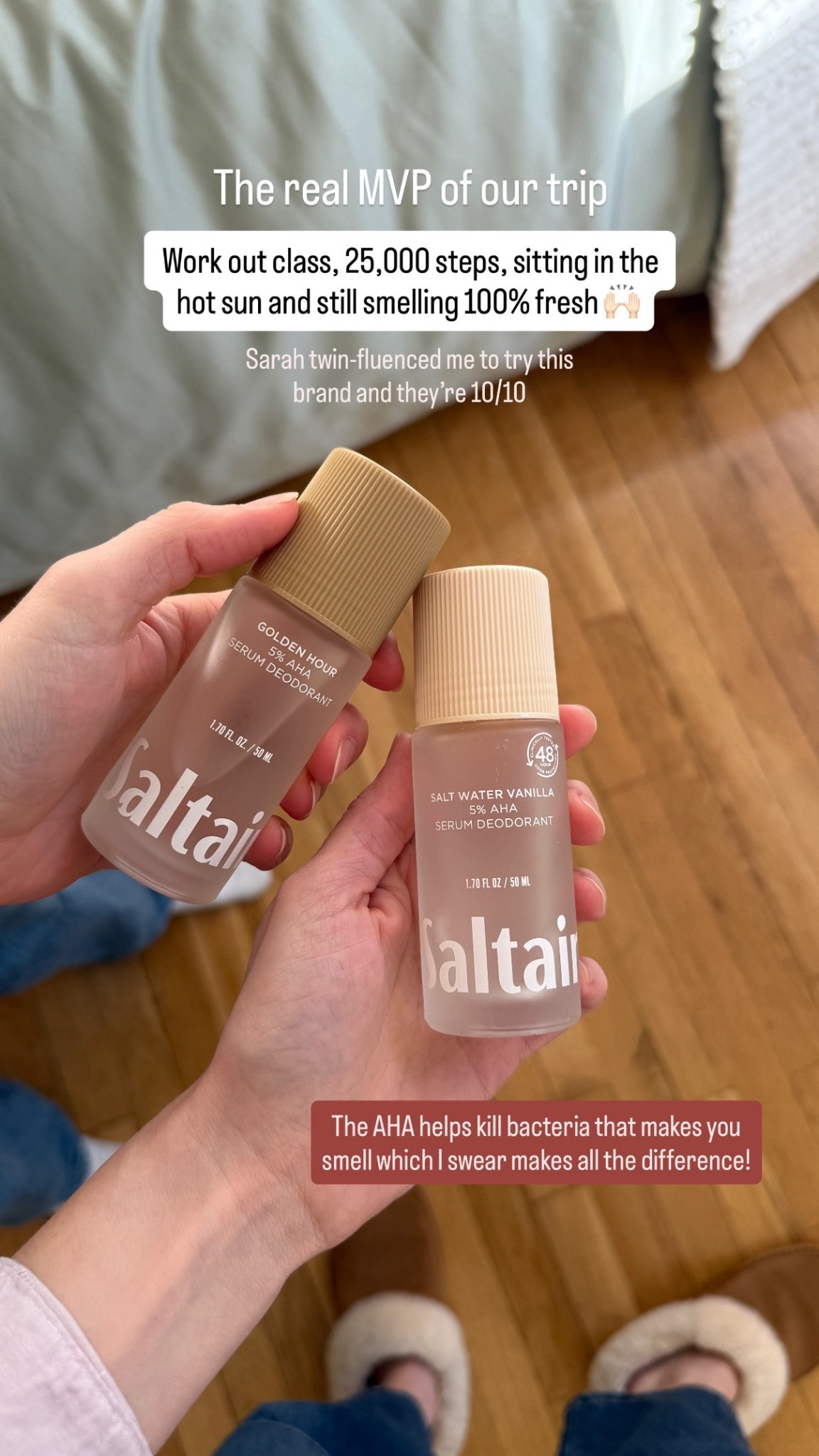 Natural deodorant that kills bacteria and actually keeps you smelling amazing all day.  Love that it goes on clear too!


#LTKTravel #LTKSaleAlert #LTKBeauty