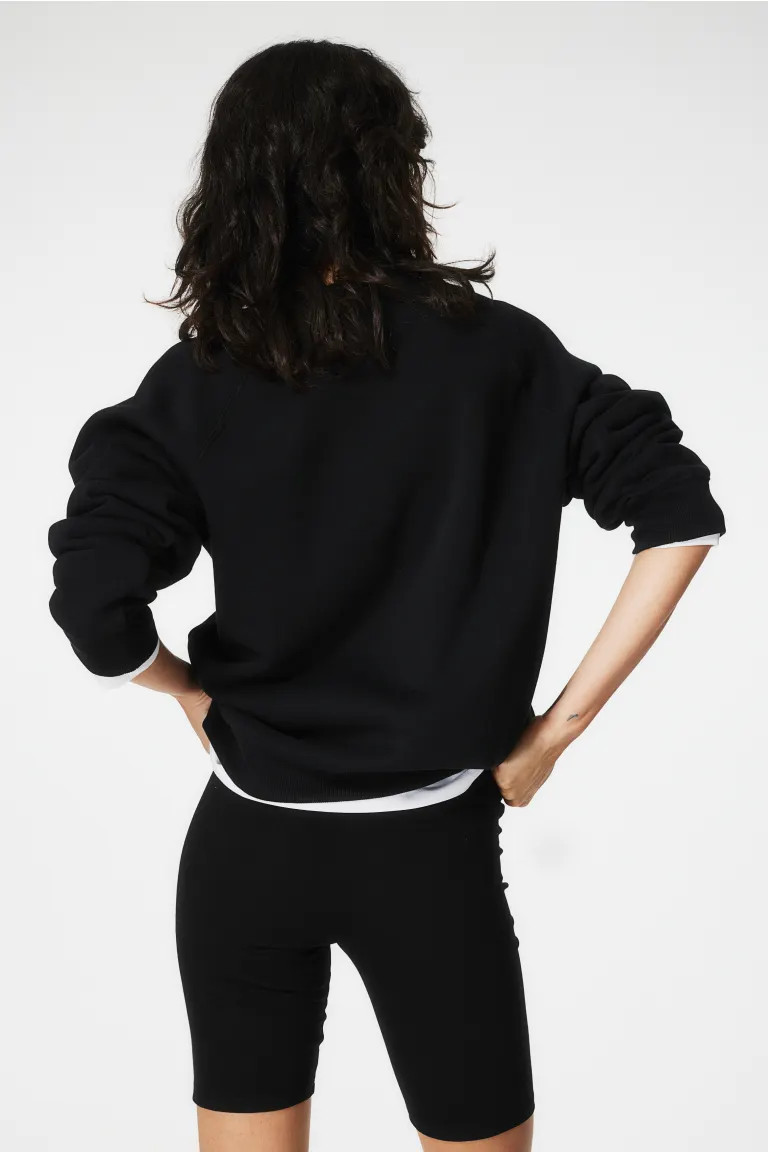 Sweatshirt - Black - Ladies | H&M US | H&M (US + CA)