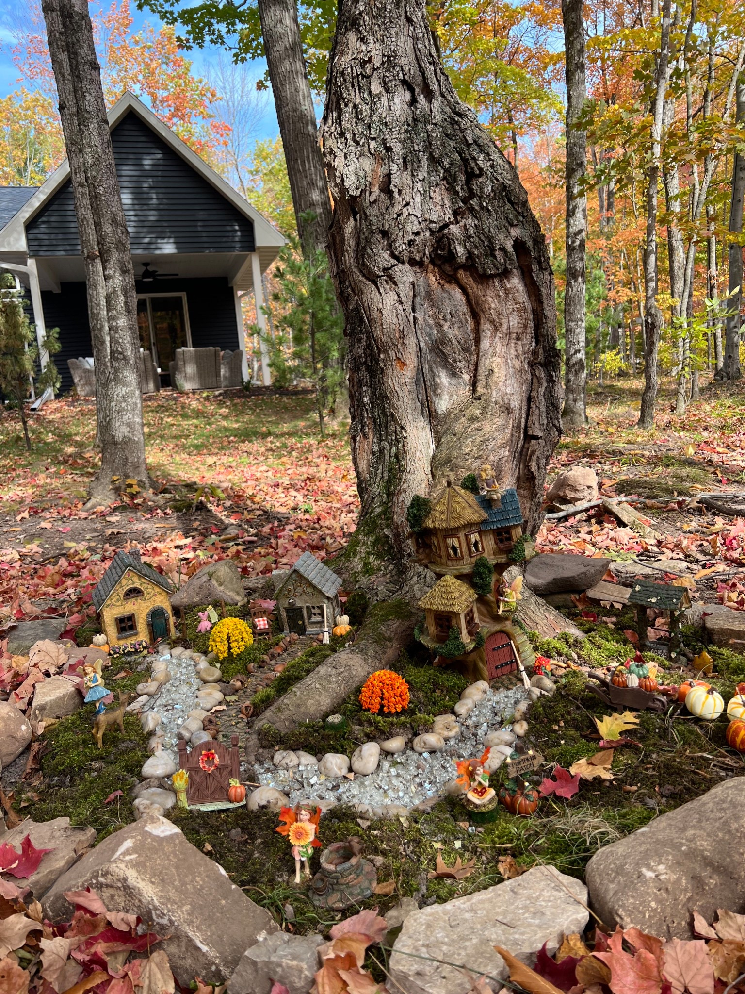 Lots of fairy garden houses on sale! I linked houses we have + other options! Then I buy supplies cheap at Michael’s and hobby lobby! They have all the cute mini fairy stuff and seasonal decor for them too!