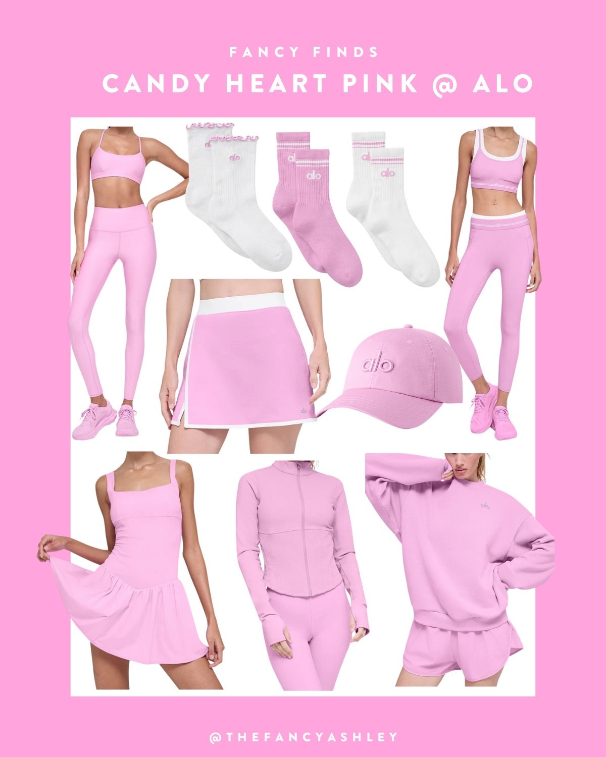 This candy heart pink color is giving me all the spring vibes! Love it all  

#LTKootd #LTKActive #LTKfitnessgoals