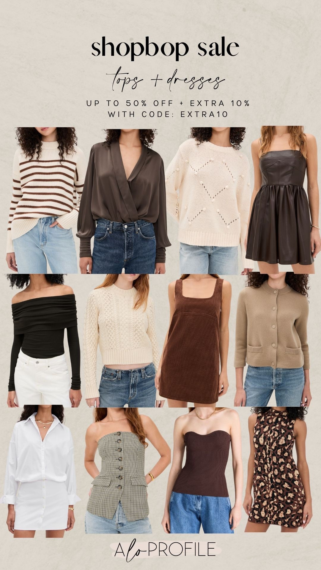 Shopbop Sale Alert✨up to 50% off + an extra 10% off with code: EXTRA10 now through 11/14 🤍