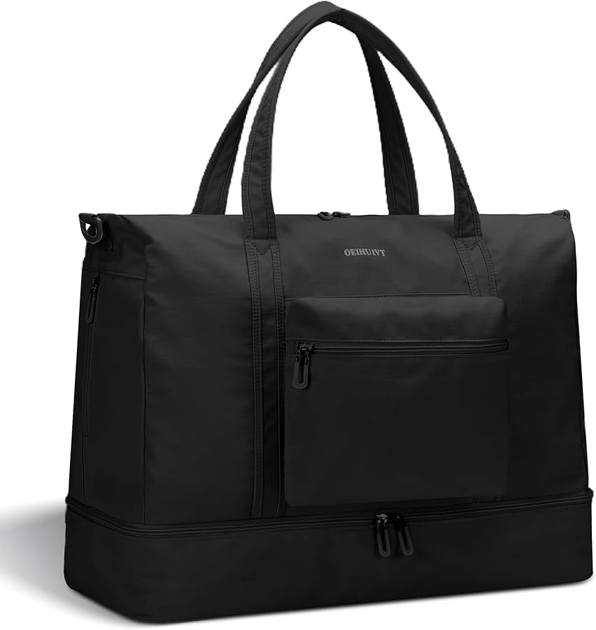 Women's Weekender bag Travel Duffel Bag with Shoe Compartment 21-inch Airline-Approved Carry-On, ... | Amazon (US)