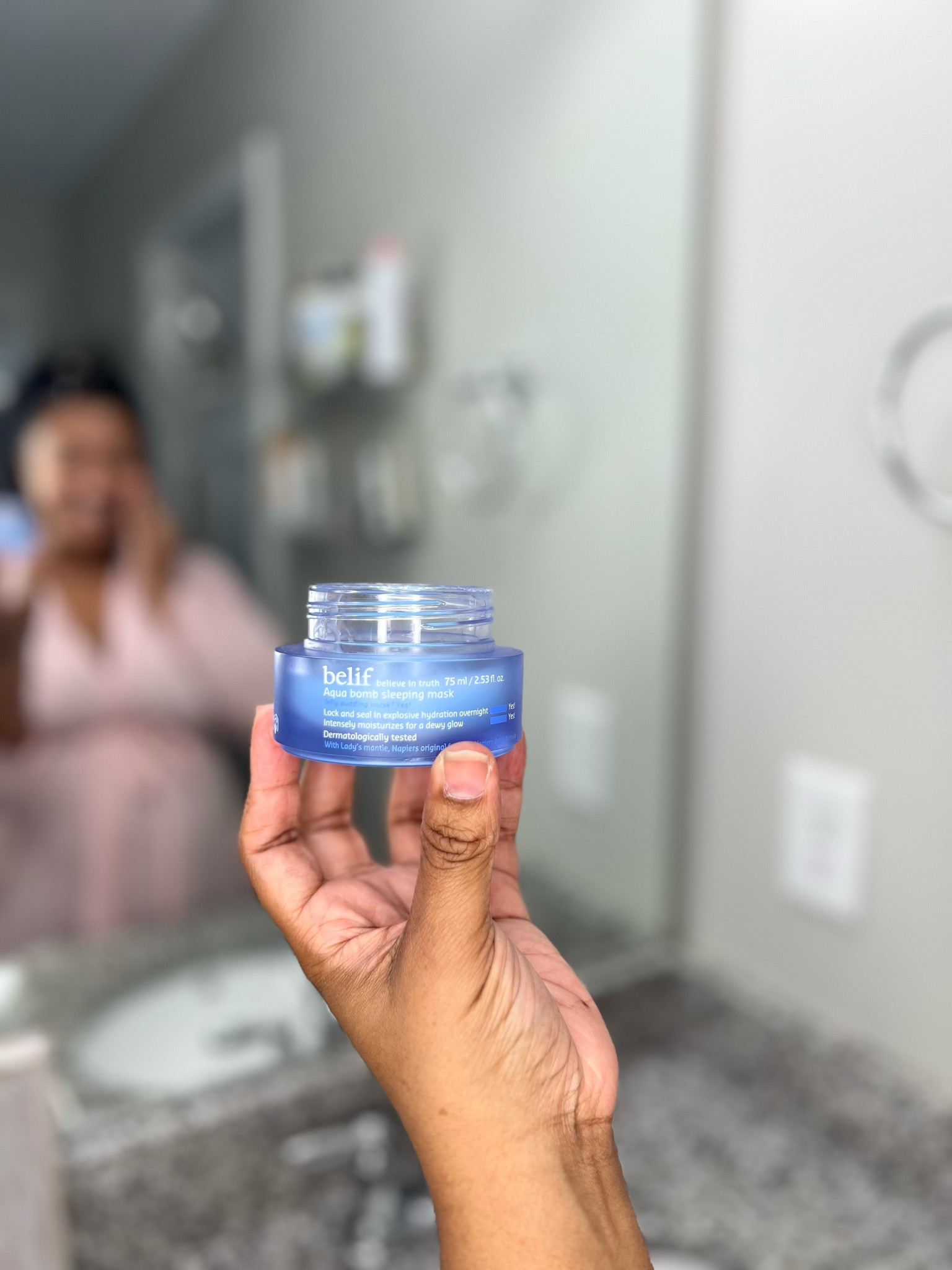 Moisturizer. Skincare for dry skin. Belif aquabomb sleep mask 

#LTKbeauty #LTKGiftGuide #LTKU
