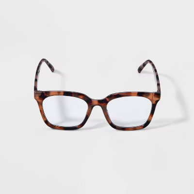 Women's Plastic Square Sunglasses - Wild Fable™ Brown: UV Protection, Blue Light Filtering | Target