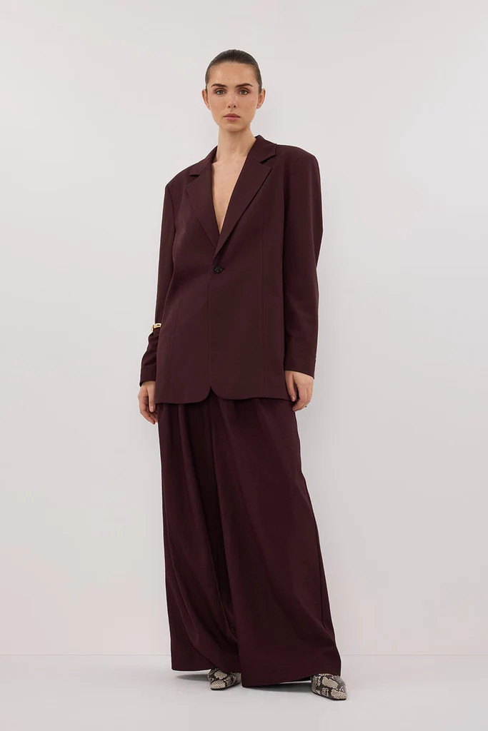 PRUE WALNUT OVERSIZED BLAZER | DISSH