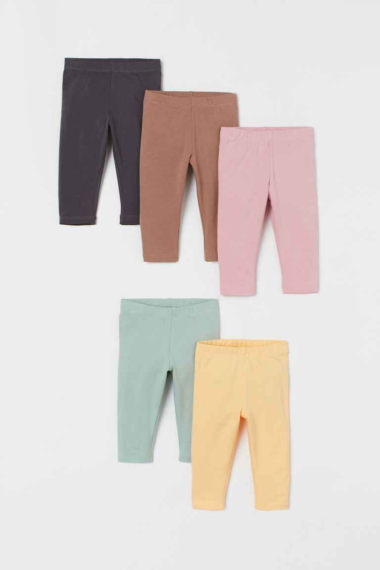 5-pack Jersey Leggings | H&M (US + CA)