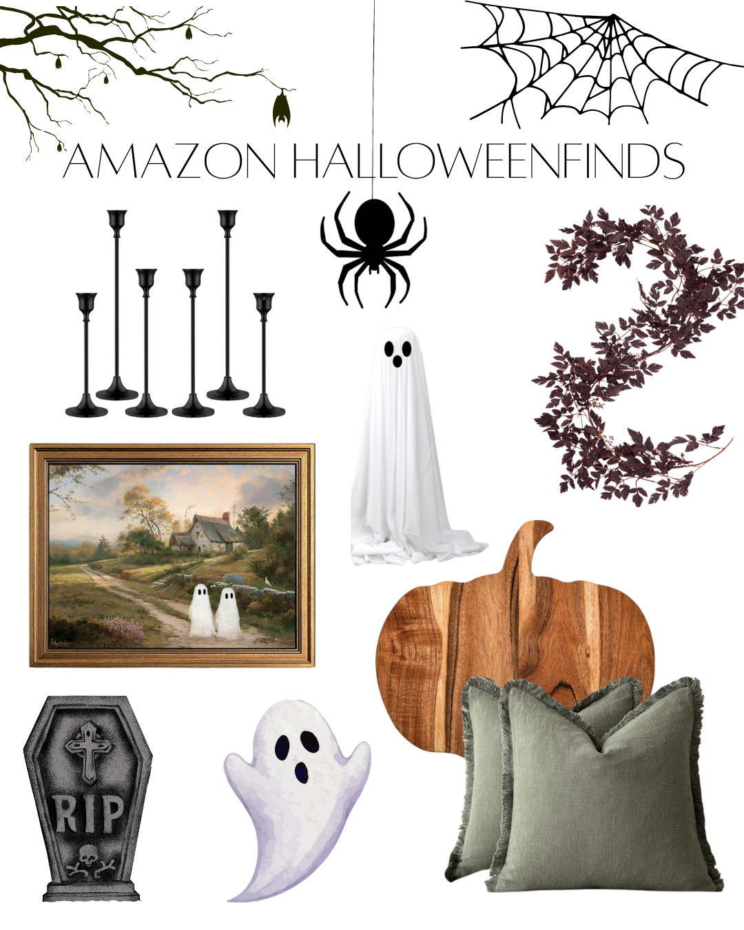 🎃 spooky season is creeping in… and I found the cutest halloween finds on amazon so you don’t have to 👻🕯️ from cozy touches to festive fun — everything is budget-friendly & prime-ready 🧡🛒 

 #LTKSeasonal #LTKHome #LTKFindsUnder100