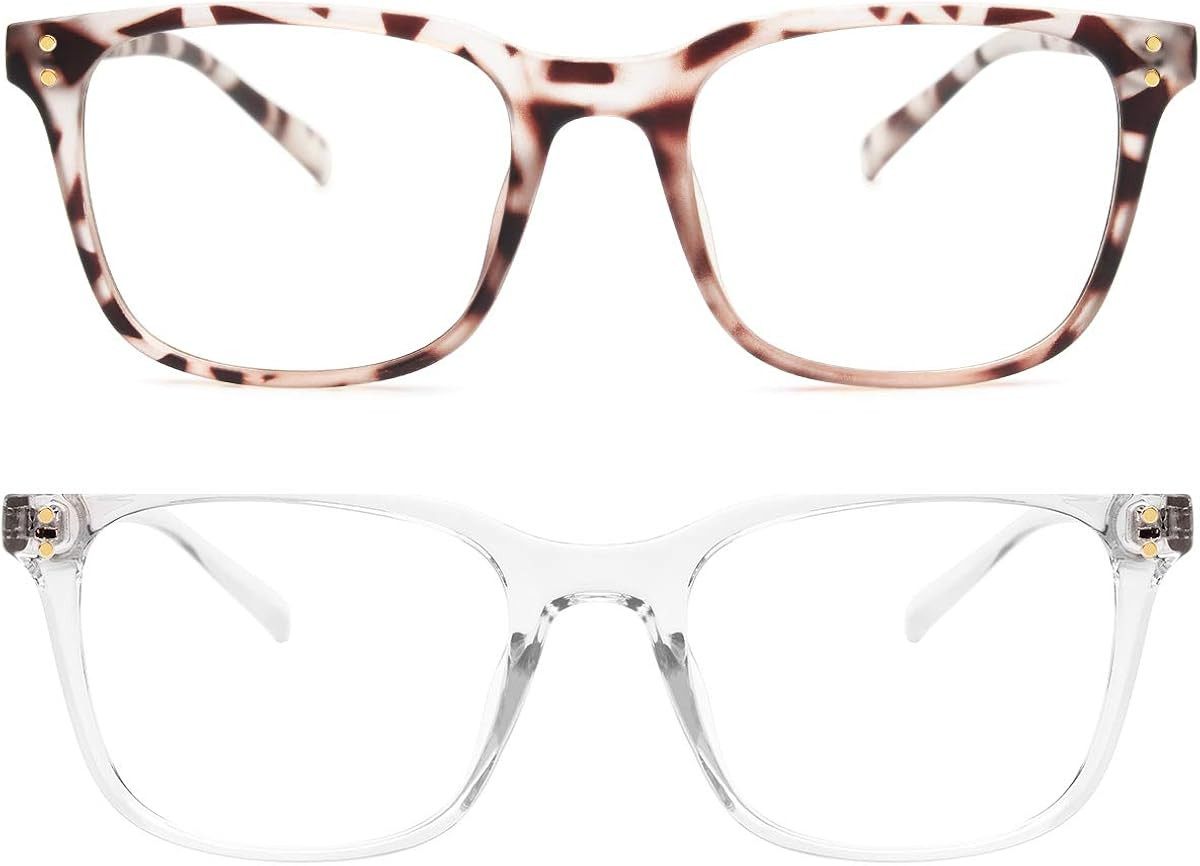 Livho 2 Pack Blue Light Blocking Computer Glasses for Women Men,TR90 Light Weight Frame Anti Eyes... | Amazon (US)