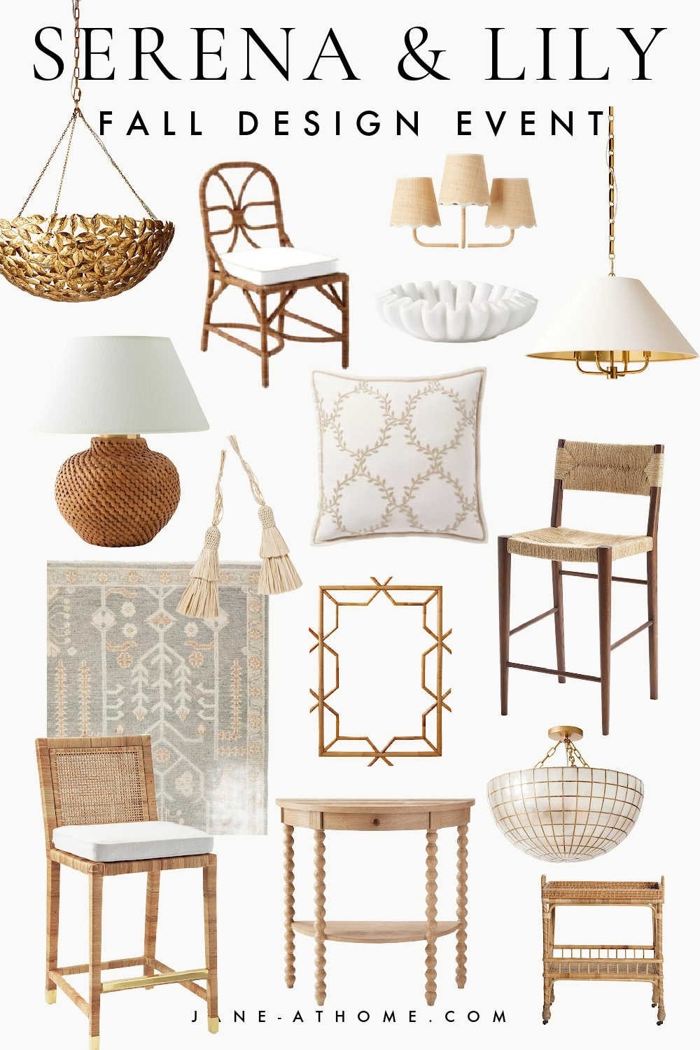 Tuesday October 14 is the last day of the Serena & Lily Fall Sale, with 20% off everything, or 25% off and free shipping on orders over $2500. Here are a few favorites in home decor, living room furniture, dining room, counter stools, rugs, lighting, fall decor, and more. 

#LTKHome #LTKSeasonal #LTKSaleAlert