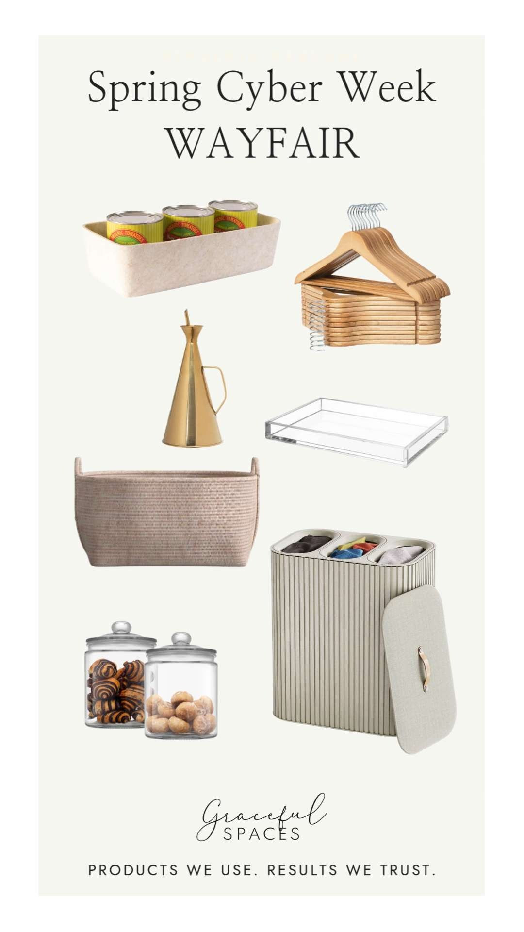 Spring Cyber Week is in full effect at Wayfair!  LOVING the elevated edition of our go-to Joseph Joseph Hamper.  Here are some of our favorite finds for you to view. 

 #LTKHome #LTKSaleAlert