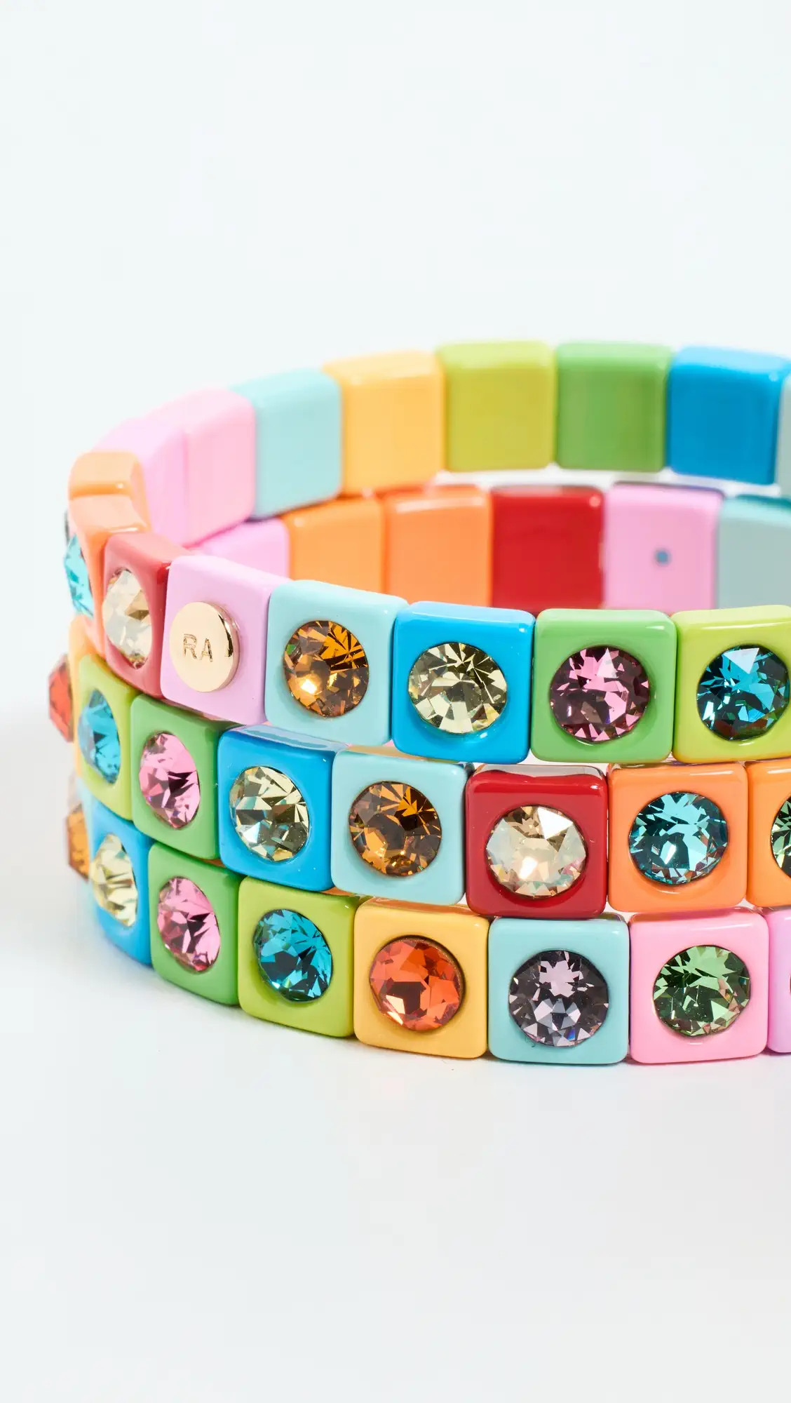 Roxanne Assoulin Jeweled Dot Dot Dot Bracelet Trio | Shopbop | Shopbop