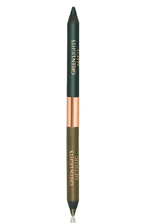 Charlotte Tilbury Eye Color Magic Eyeliner Pencil Duo in Green Lights at Nordstrom | Nordstrom