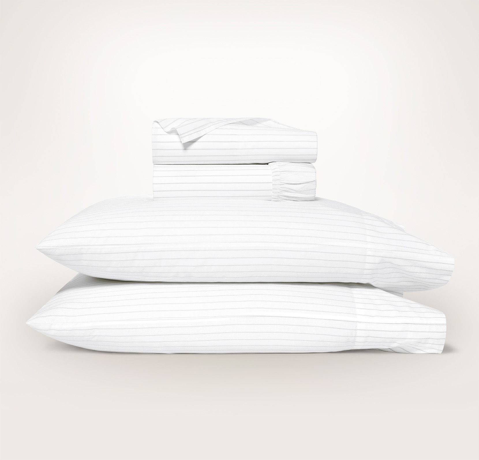 Percale Simple Stripe Sheet Set | Boll & Branch