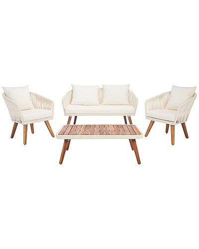 Safavieh Ransin 4pc Living Set | Gilt