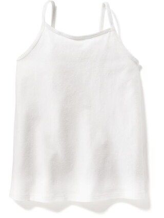 Old Navy Jersey Stretch Cami For Toddler Girls Size 18-24 M - White | Old Navy US