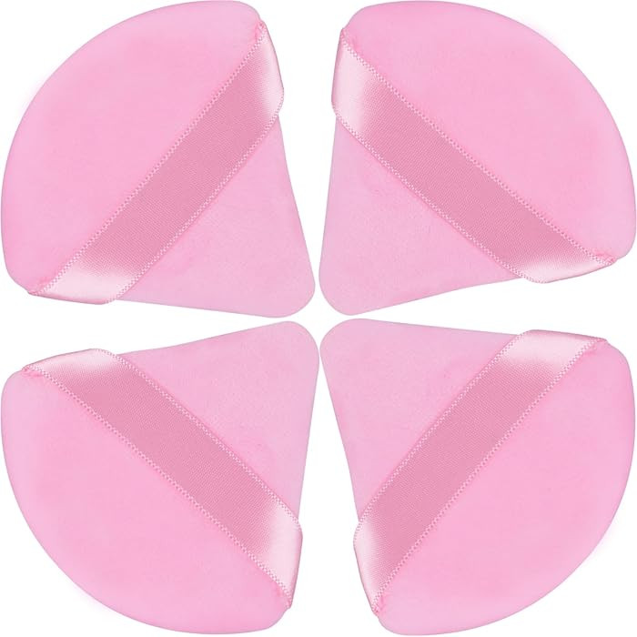 Amazon.com: JOLY Triangle Powder Puff Face Makeup Sponge Beauty Blender Stocking Stuffers Puffs f... | Amazon (US)