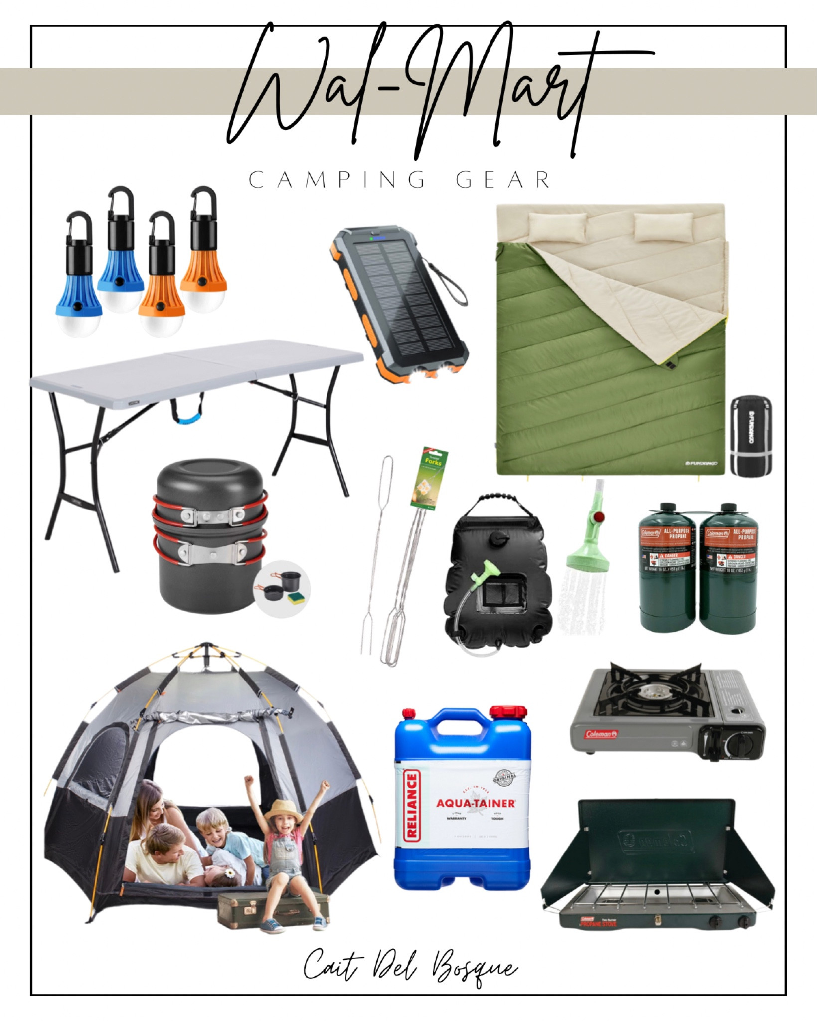 Camping Gear from Wal-Mart! 

#campingessentials #camping 

#LTKfamily #LTKtravel #LTKSeasonal
