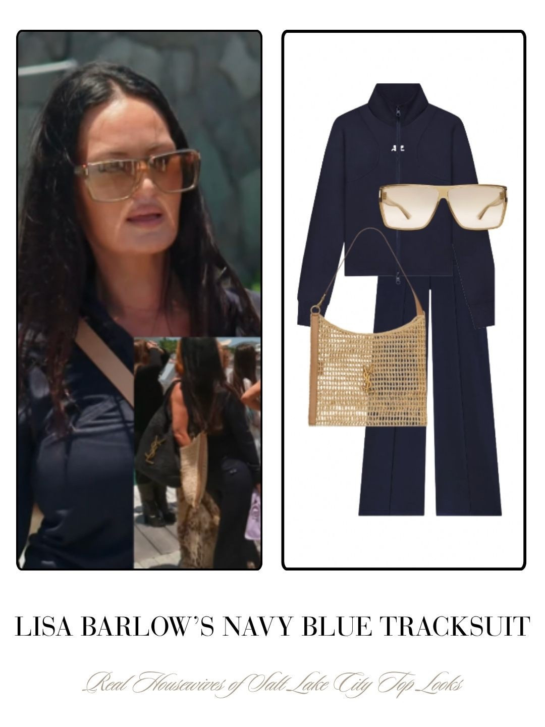 Lisa Barlow’s Navy Blue Tracksuit
