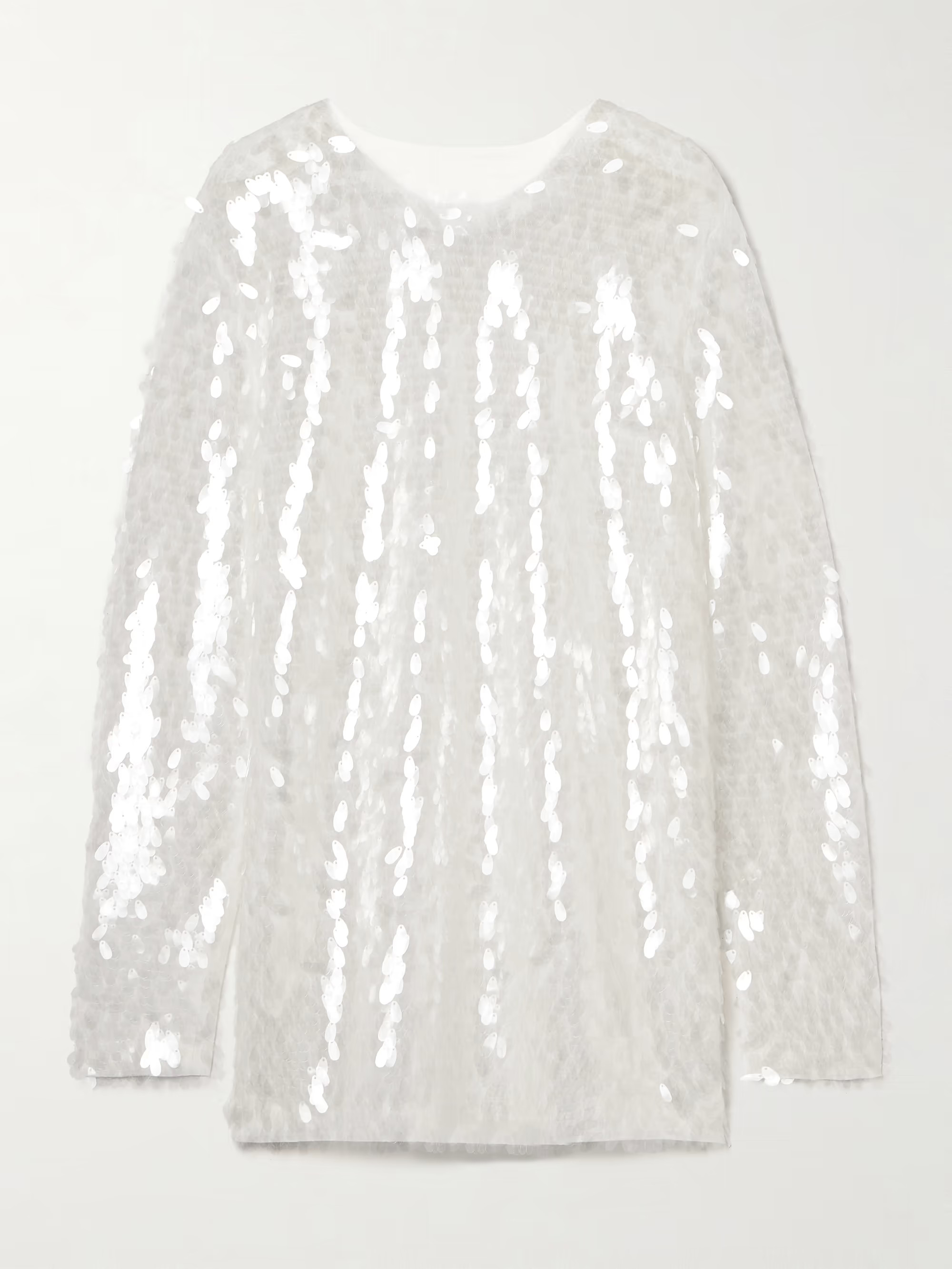 Paillette-embellished tulle mini dress | NET-A-PORTER (UK & EU)