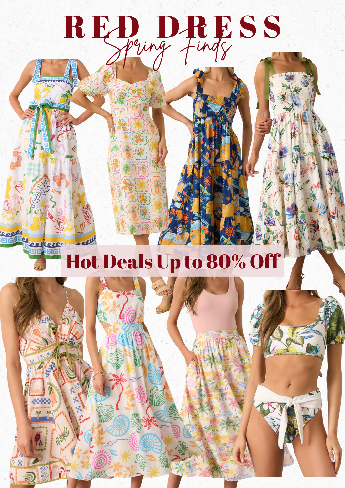 Red dress spring style Im loving! 

 #LTKootd