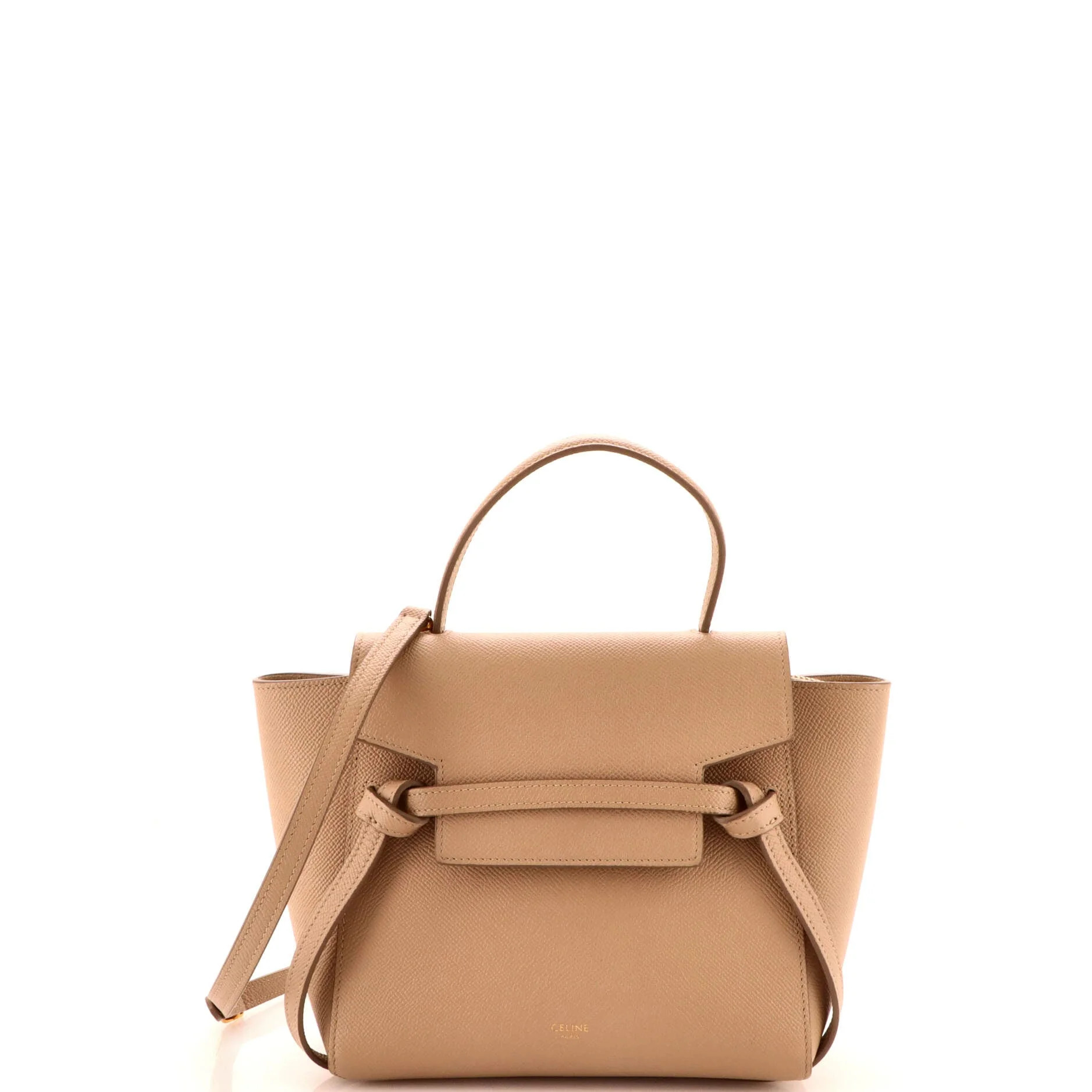 Pre-Owned CELINE Belt Bag Textured Leather Nano By Rebag | Walmart (US)