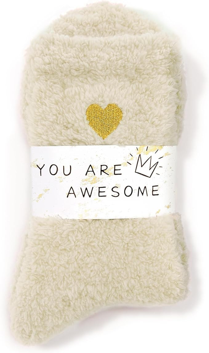 American Trends Fuzzy Socks for Women in Gift Box, Ultra-Soft Cloud Sleep Socks Gifts for Women, ... | Amazon (US)