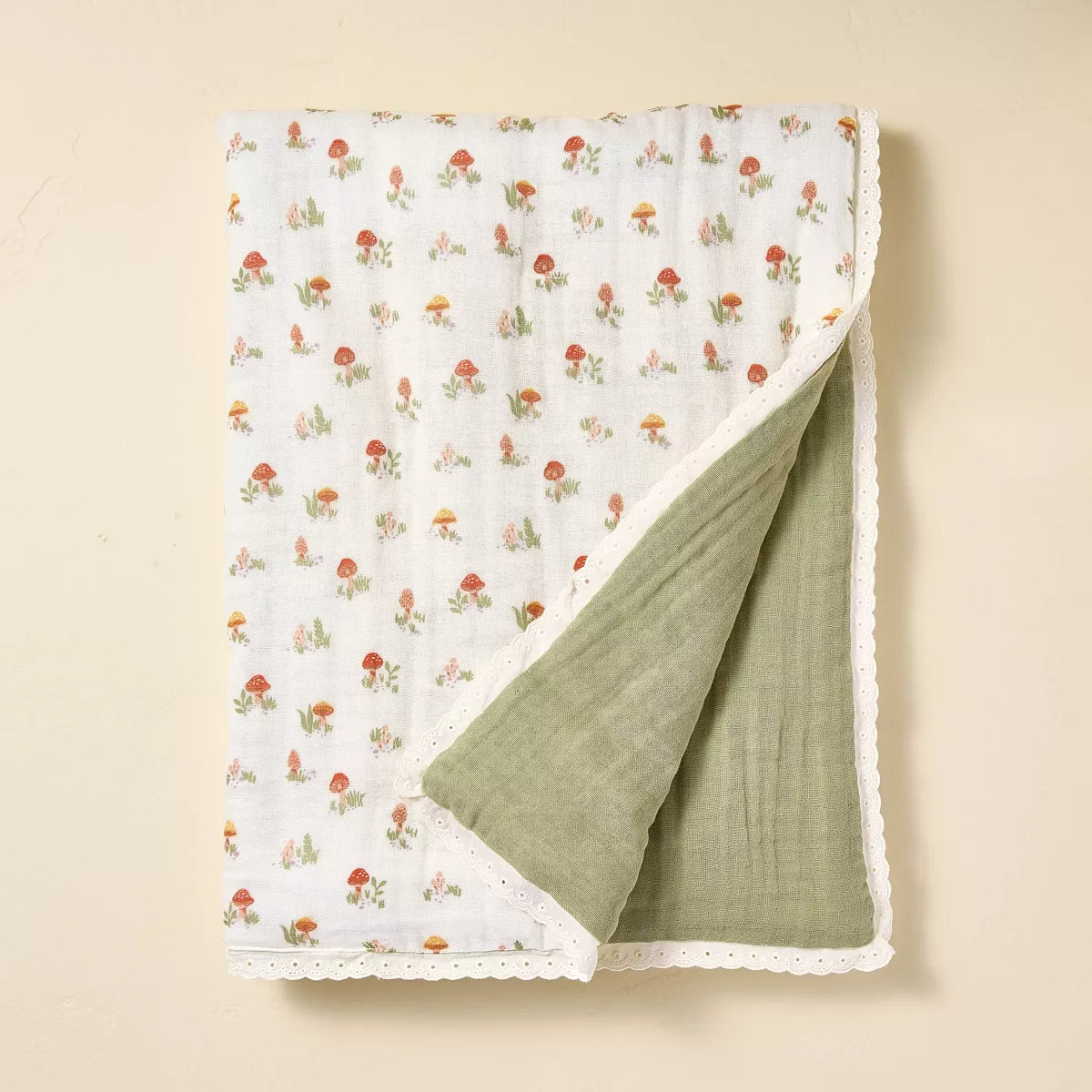 Reversible Muslin Baby Blanket - Hearth & Hand™ with Magnolia | Target