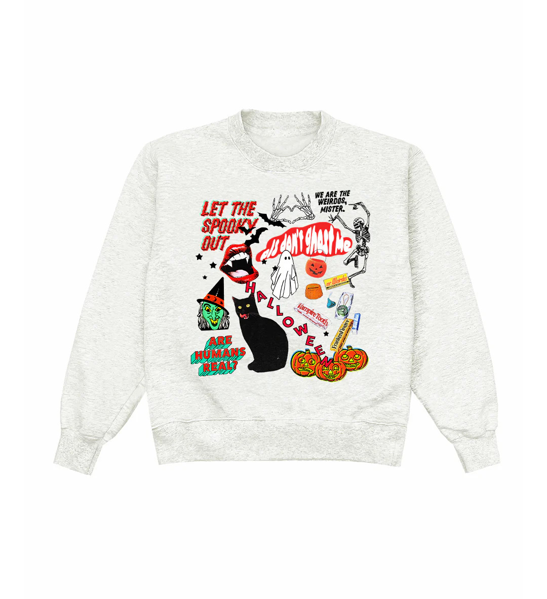 Halloween Charms Heather Crewneck (2024) | Shop Kristin Jones