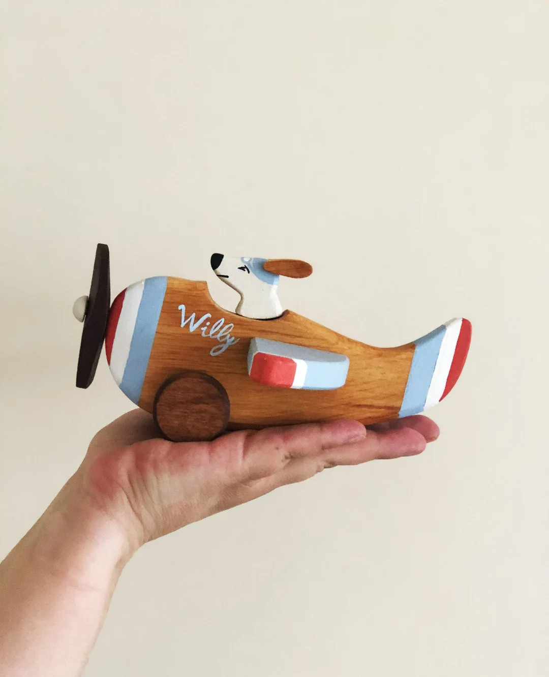 Personalized Wooden Toy Airplane: Eco-friendly Alder Wood - Etsy | Etsy (US)