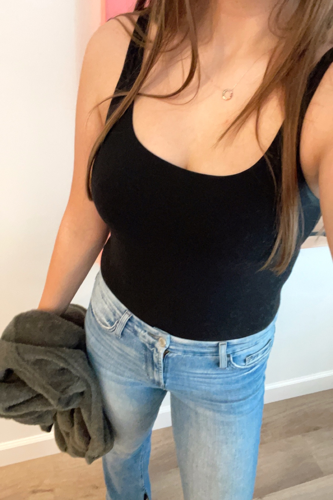 Obsessed with this bodysuit from Target! Only $20 🖤 
Size L (it’s actually made long enough for the tall girls!)

#LTKfindsunder50 #LTKstyletip #LTKU