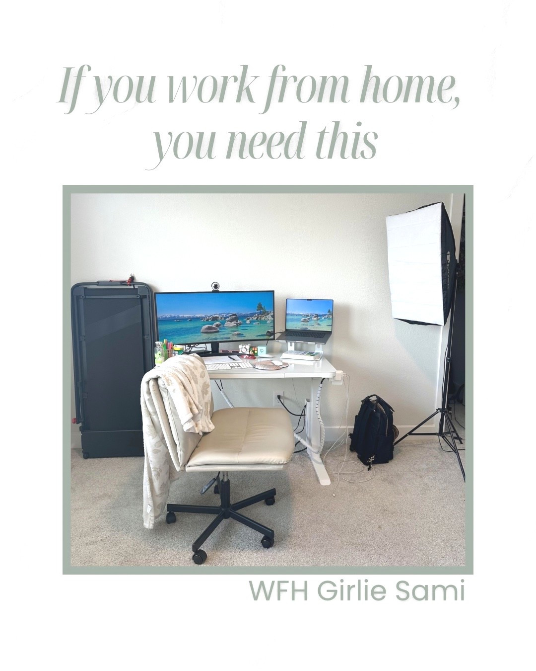 WFH essentials I’d repurchase immediately 🤍
this setup just makes sense
linked everything ✨

#wfhsetup #workfromhomeessentials #desksetup #homeofficedecor #productivitytips #amazonfinds #ltkit #wfhlife #desksetupinspo #officesetup #workfromhomevibes #amazonmusthaves

#LTKmomlife #LTKdayinmylife #LTKHome