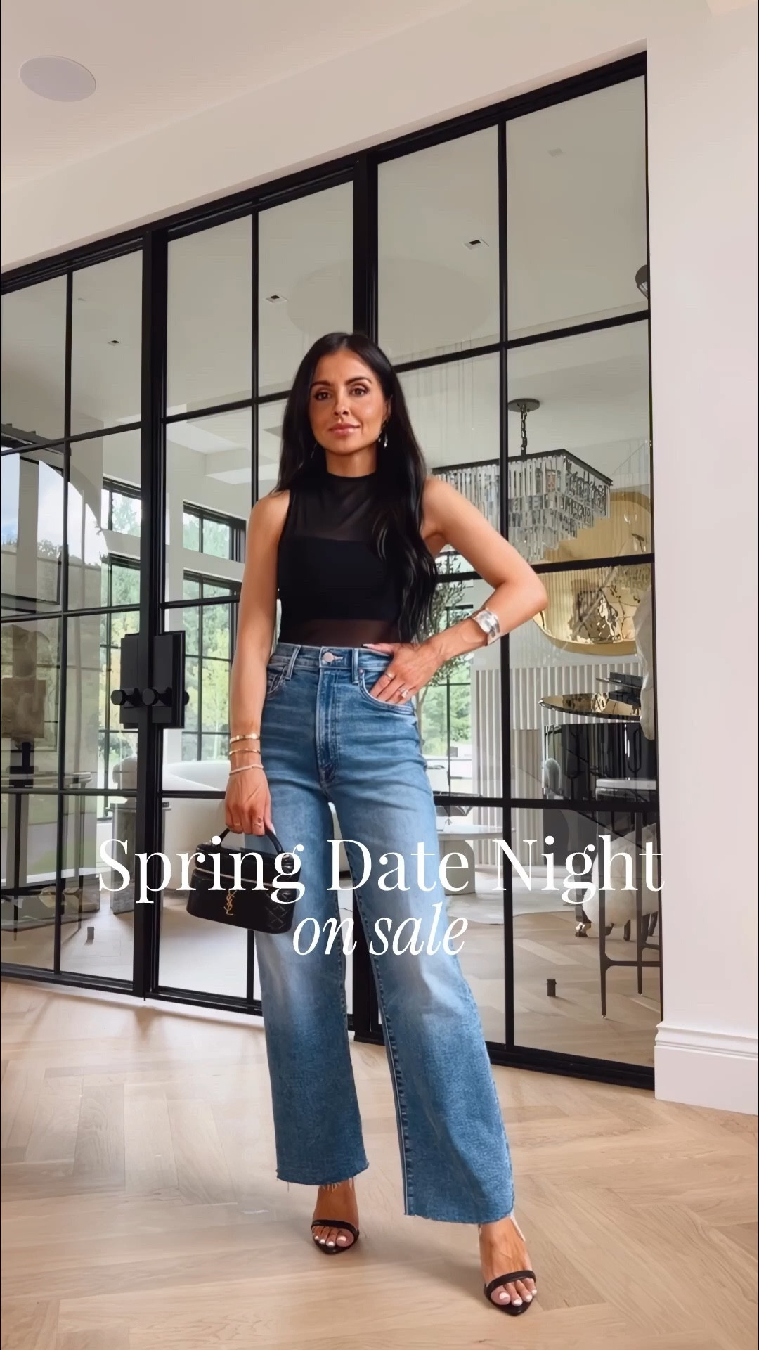 The Saks friends and family is here! You can save 25% off this spring date night outfit! Love the mesh bodysuit from Alice and Olivia and mother cropped jeans. Wearing an xs and 24 in the denim - linking more sale picks worth scooping up! Including wardrobe stoles, denim, and white shorts for spring break and beyond. 

@saks #saks #sakspartner

#LTKPetite #LTKOver40 #LTKSaleAlert