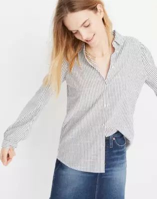 Puff-Sleeve Button-Down Shirt | Madewell