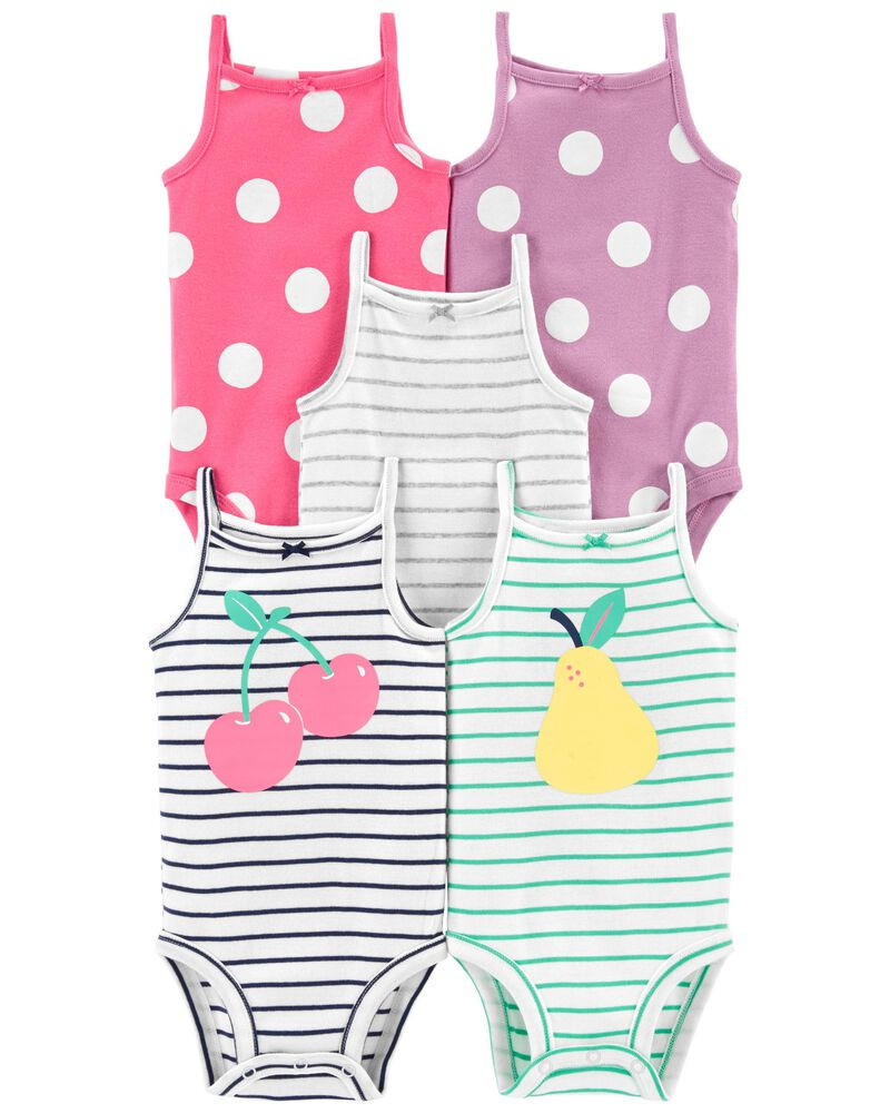 5-Pack Tank Bodysuits | Carter's