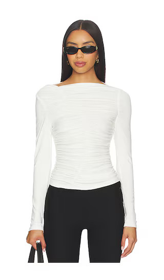 Lorena Top in White | Revolve Clothing (Global)