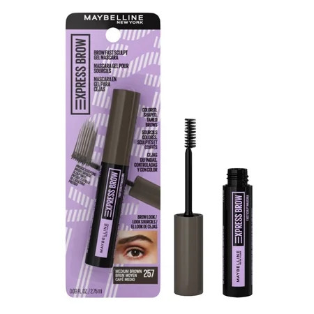 Maybelline Brow Fast Sculpt Eyebrow Gel Mascara, Medium Brown | Walmart (US)